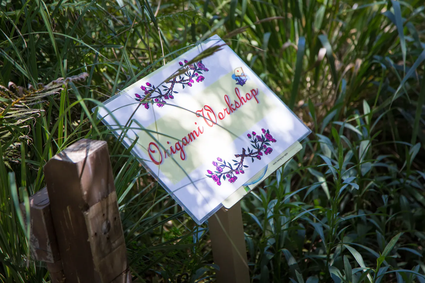 Cultivating the Wild: Native Gardens Tour and 90th Birthday Celebration, origami workshop