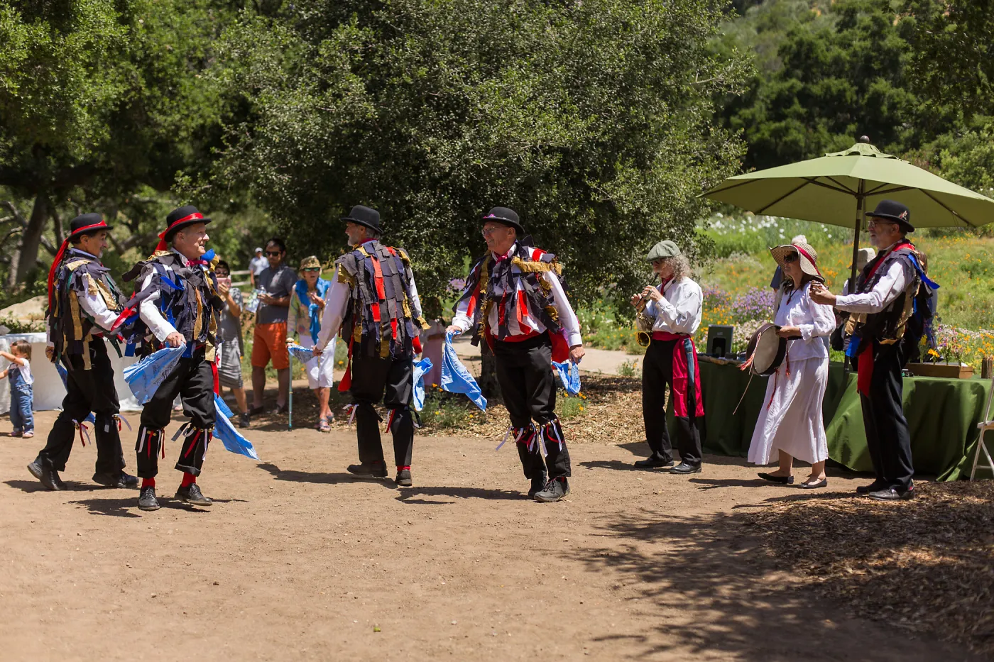 Cultivating the Wild: Native Gardens Tour and 90th Birthday Celebration, Pacific Sword Co. Morris Dancing