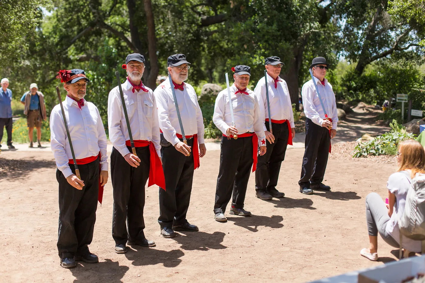 Cultivating the Wild: Native Gardens Tour and 90th Birthday Celebration, Pacific Sword Co. Morris Dancing