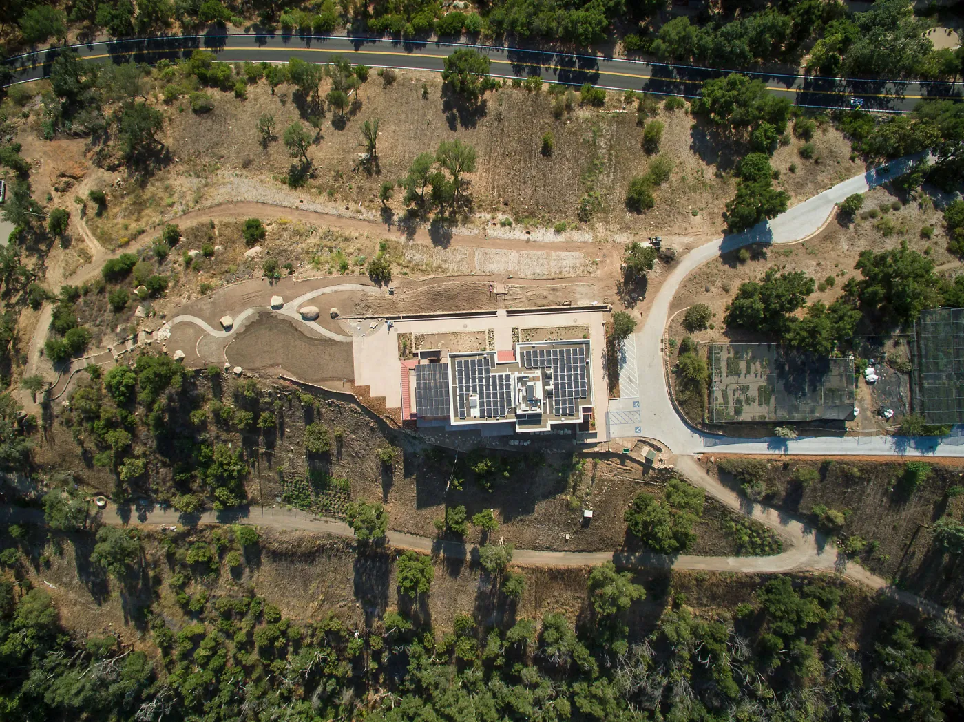 Aerial view of Pritzlaff Conservation Center