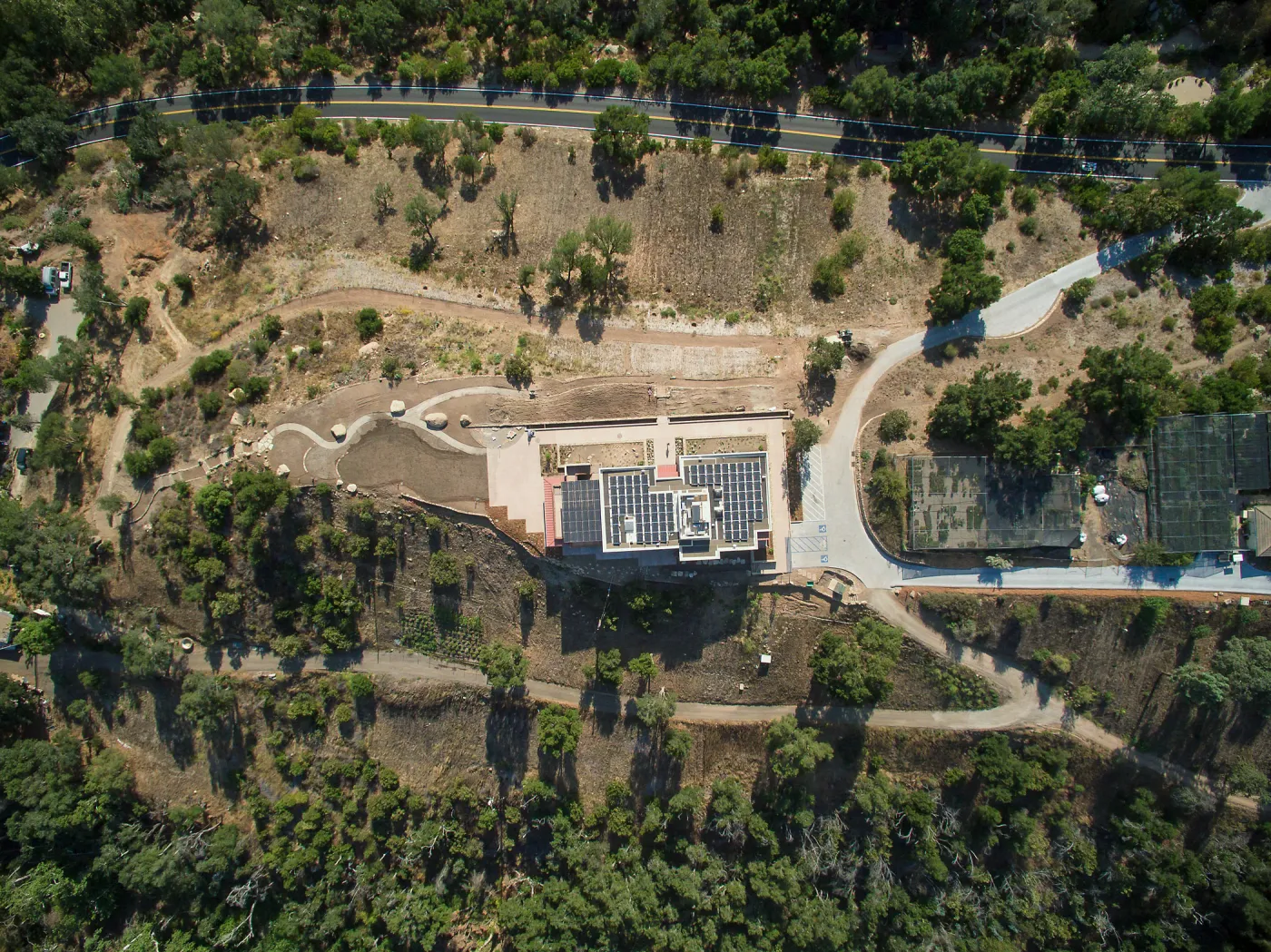 Aerial view of Pritzlaff Conservation Center