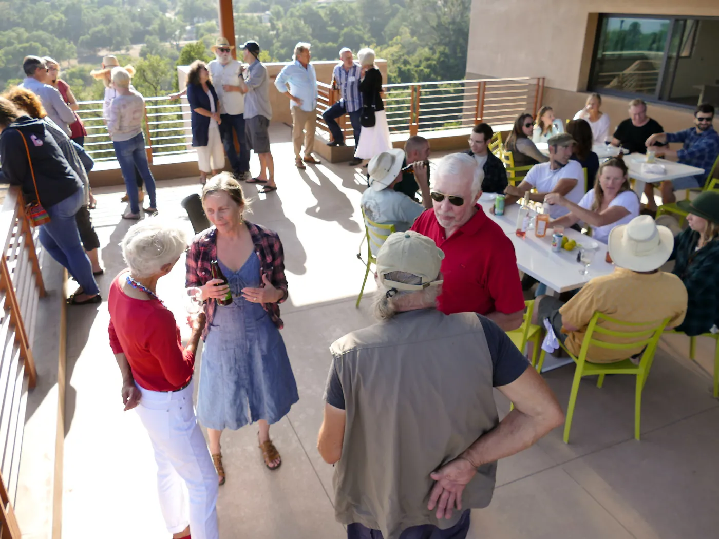 First SBBG staff social on new PCC deck