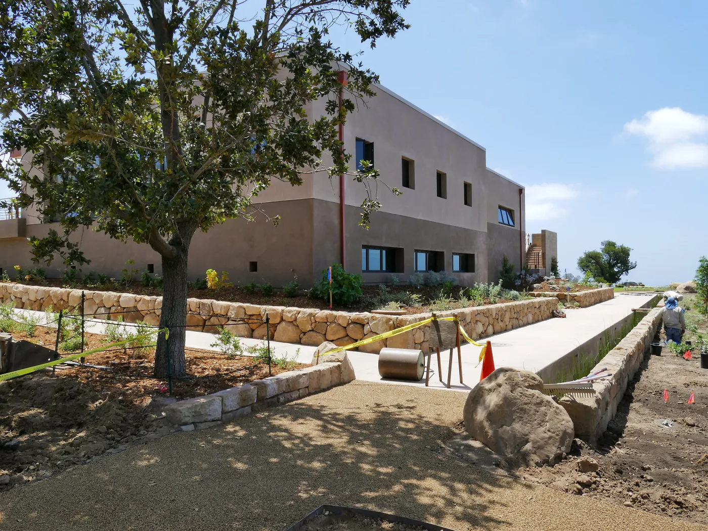Pritzlaff Conservation Center Construction, Exterior looking southeast