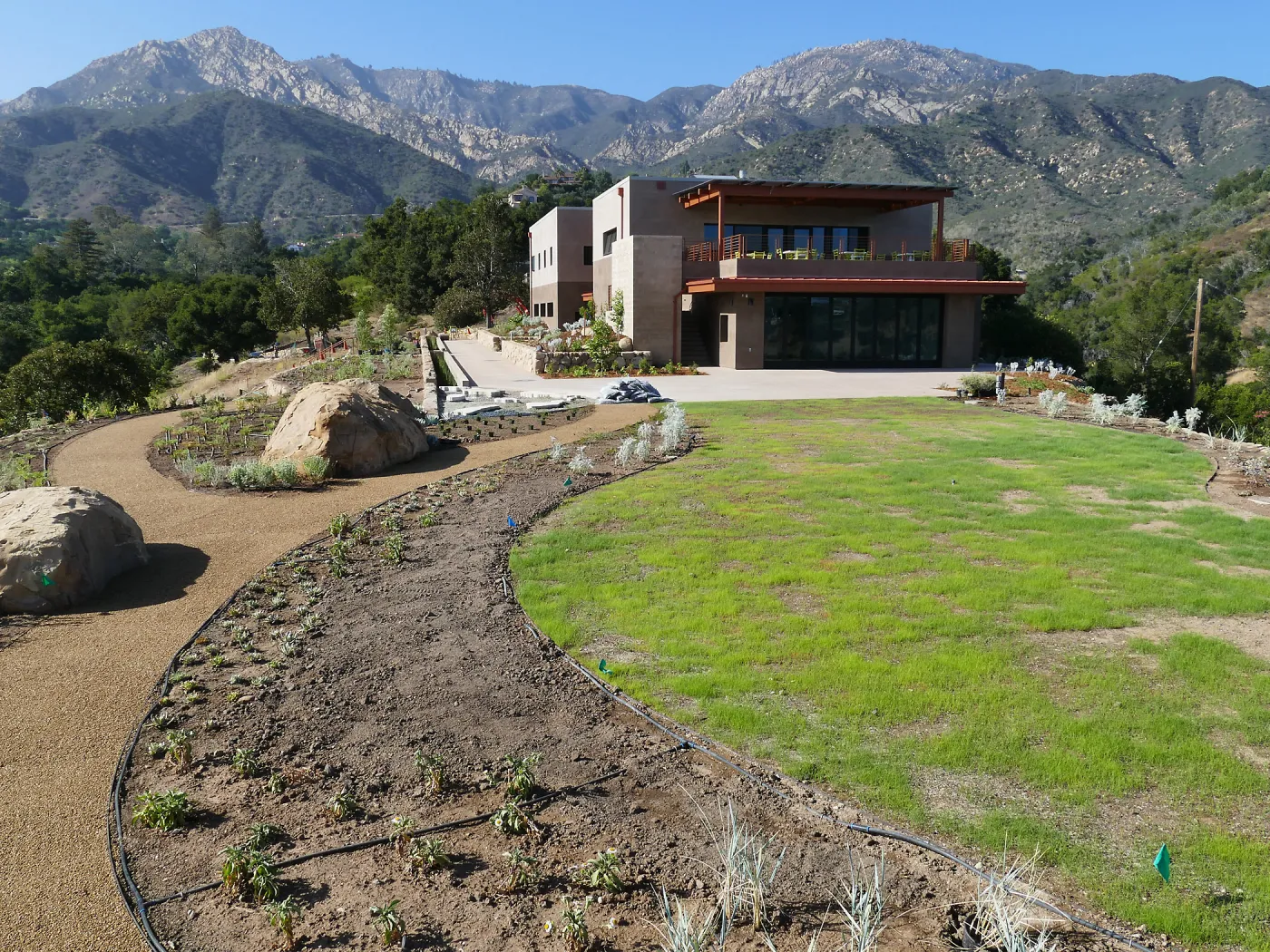 Pritzlaff Conservation Center Construction, Exterior looking northeast