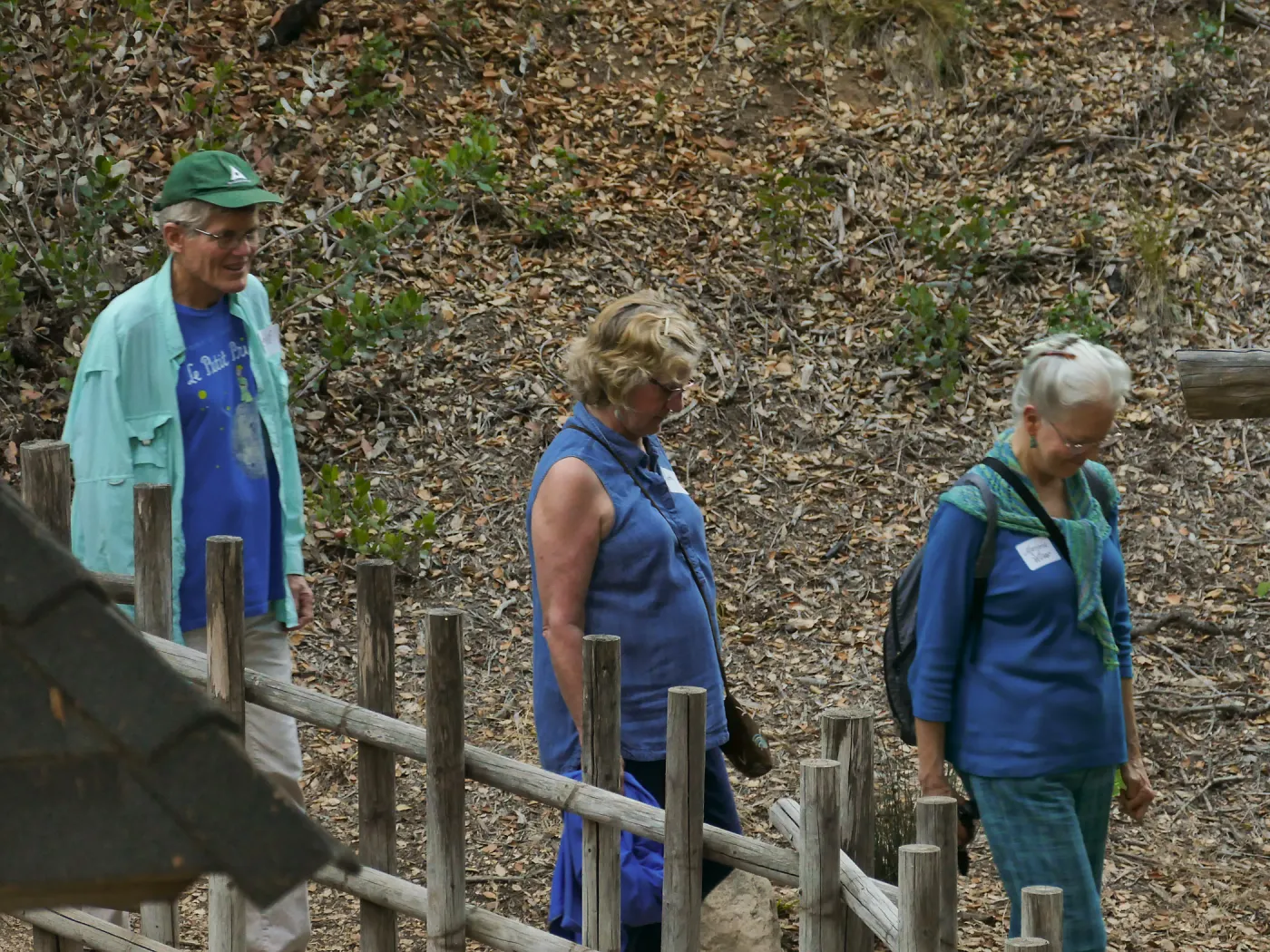 Member Appreciation Month, Full Moon Hike, hikers near Tea House