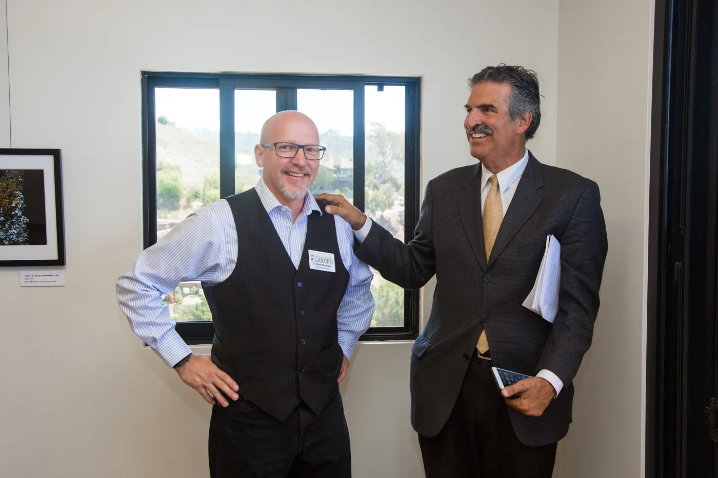 Pritzlaff Conservation Center Ribbon Cutting Celebration, Steve Windhager and John Palminteri