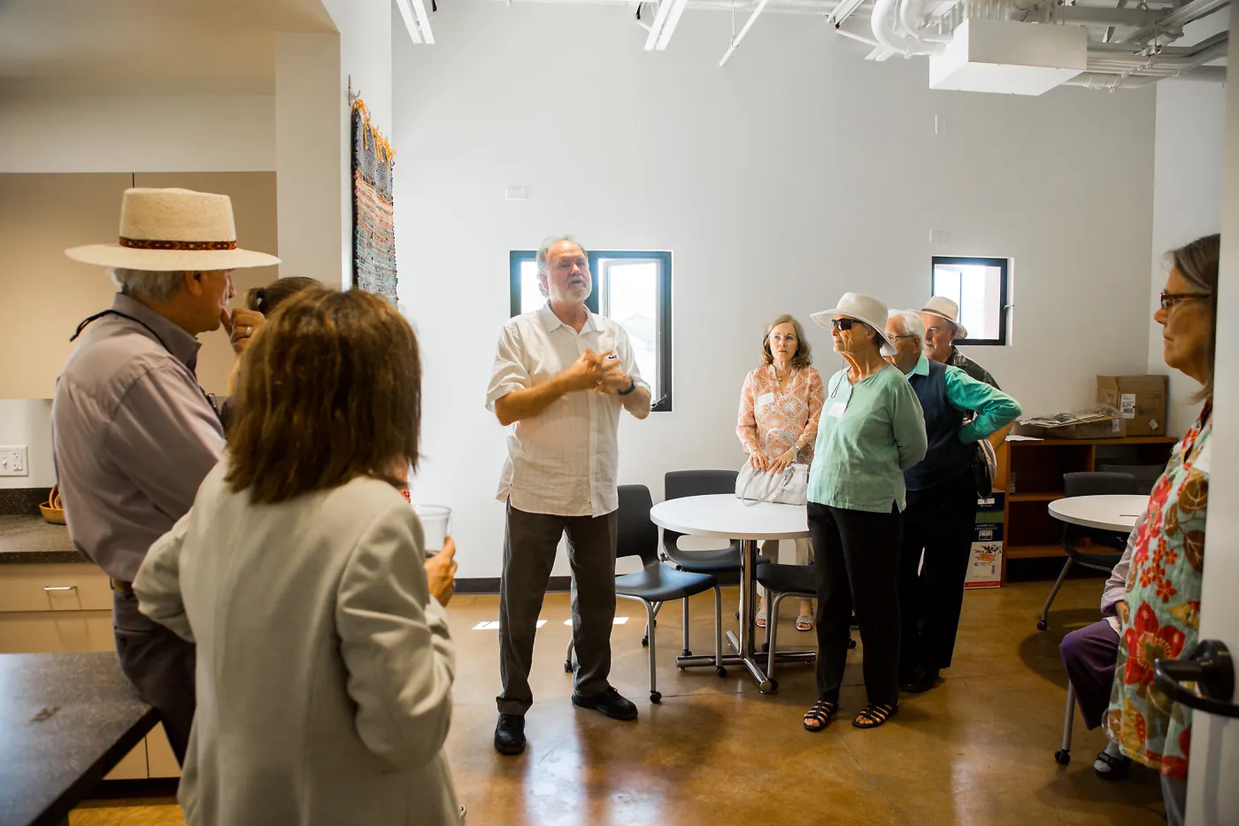 Pritzlaff Conservation Center Ribbon Cutting Celebration, Doug Singletary leading tour