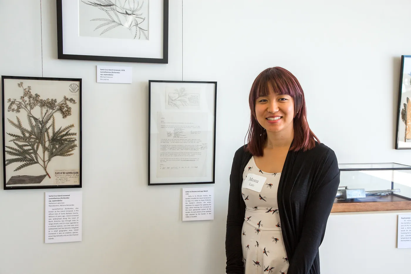 Pritzlaff Conservation Center Ribbon Cutting Celebration, Mona Luo, designer of the opening exhibit