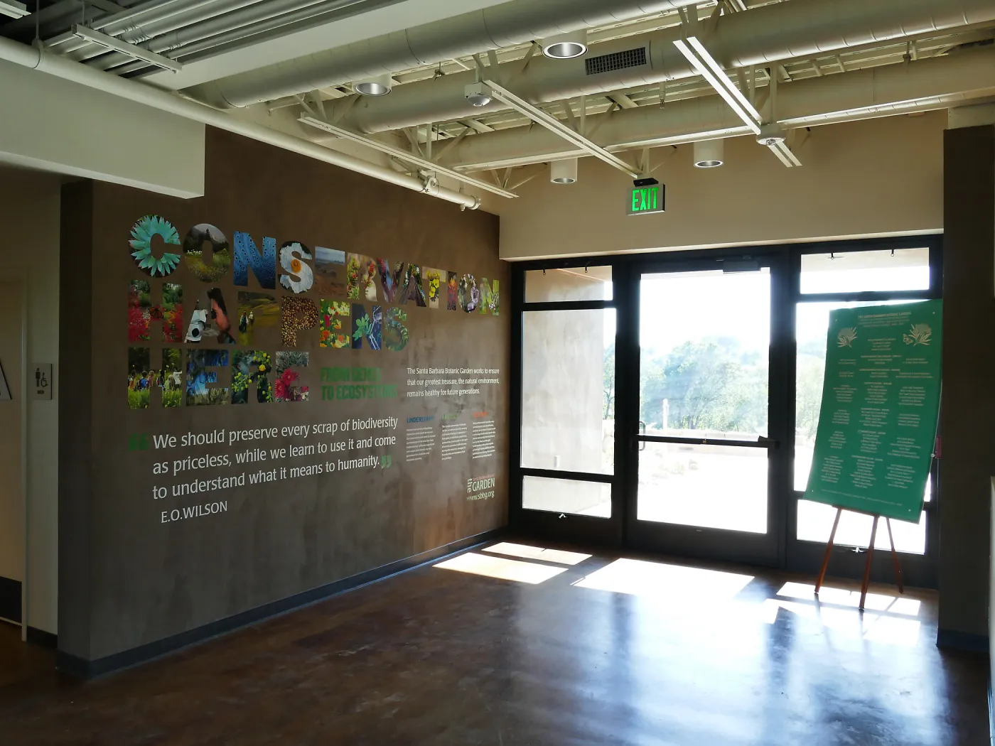 Pritzlaff Conservation Center and Conservation Happens interpretation graphic