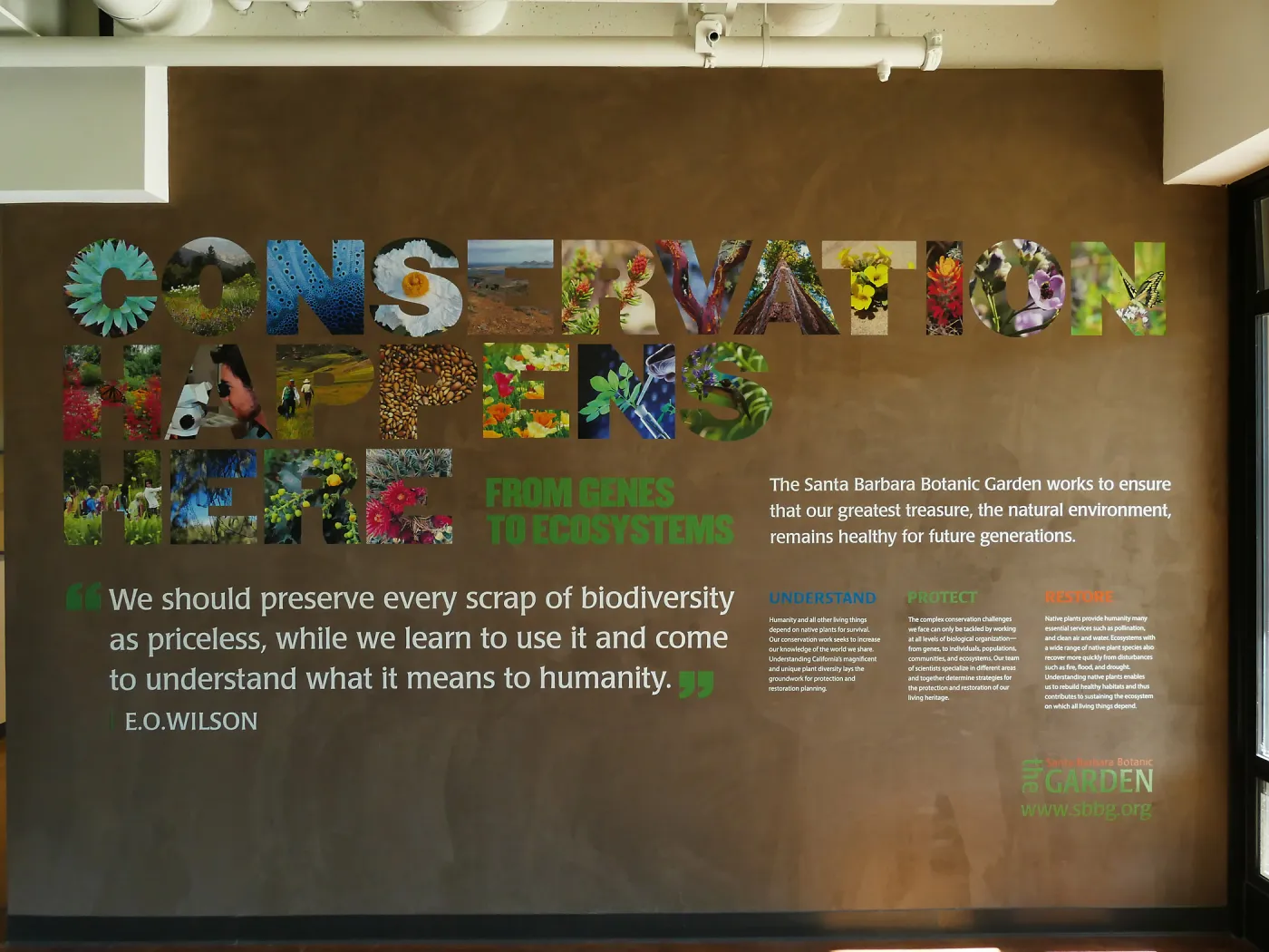 Conservation Happens interpretation graphic