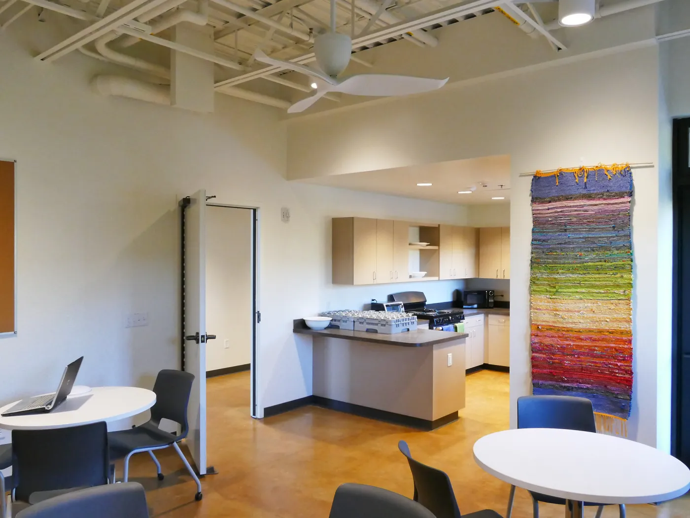 Pritzlaff Conservation Center Construction, looking northwest across first floor common area