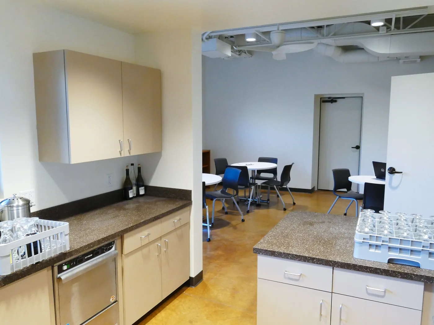 Pritzlaff Conservation Center Construction, Looking southeast across kitchen/breakroom