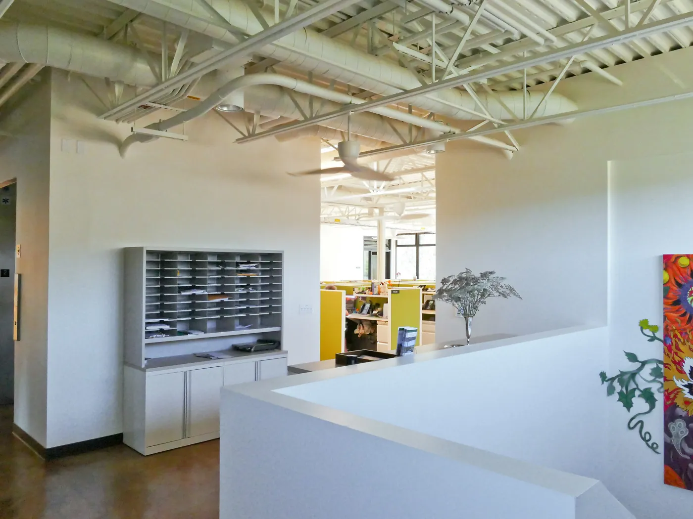 Pritzlaff Conservation Center Construction, looking northwest across Administrative office area