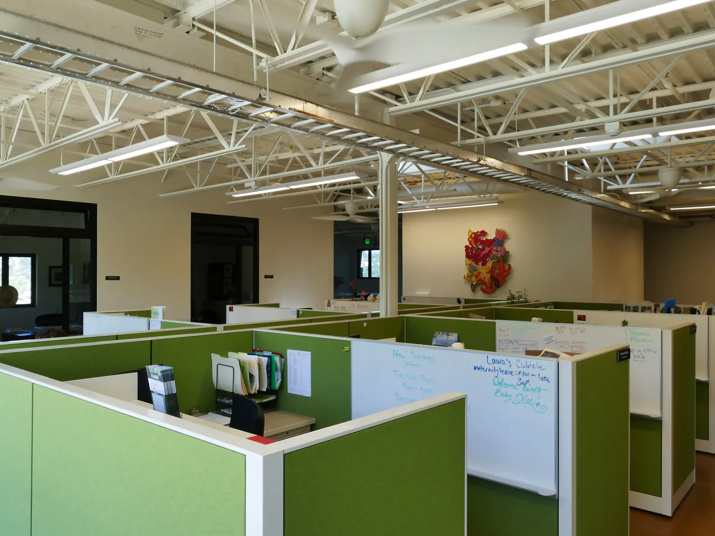 Pritzlaff Conservation Center Construction, looking southeast across Administrative office area