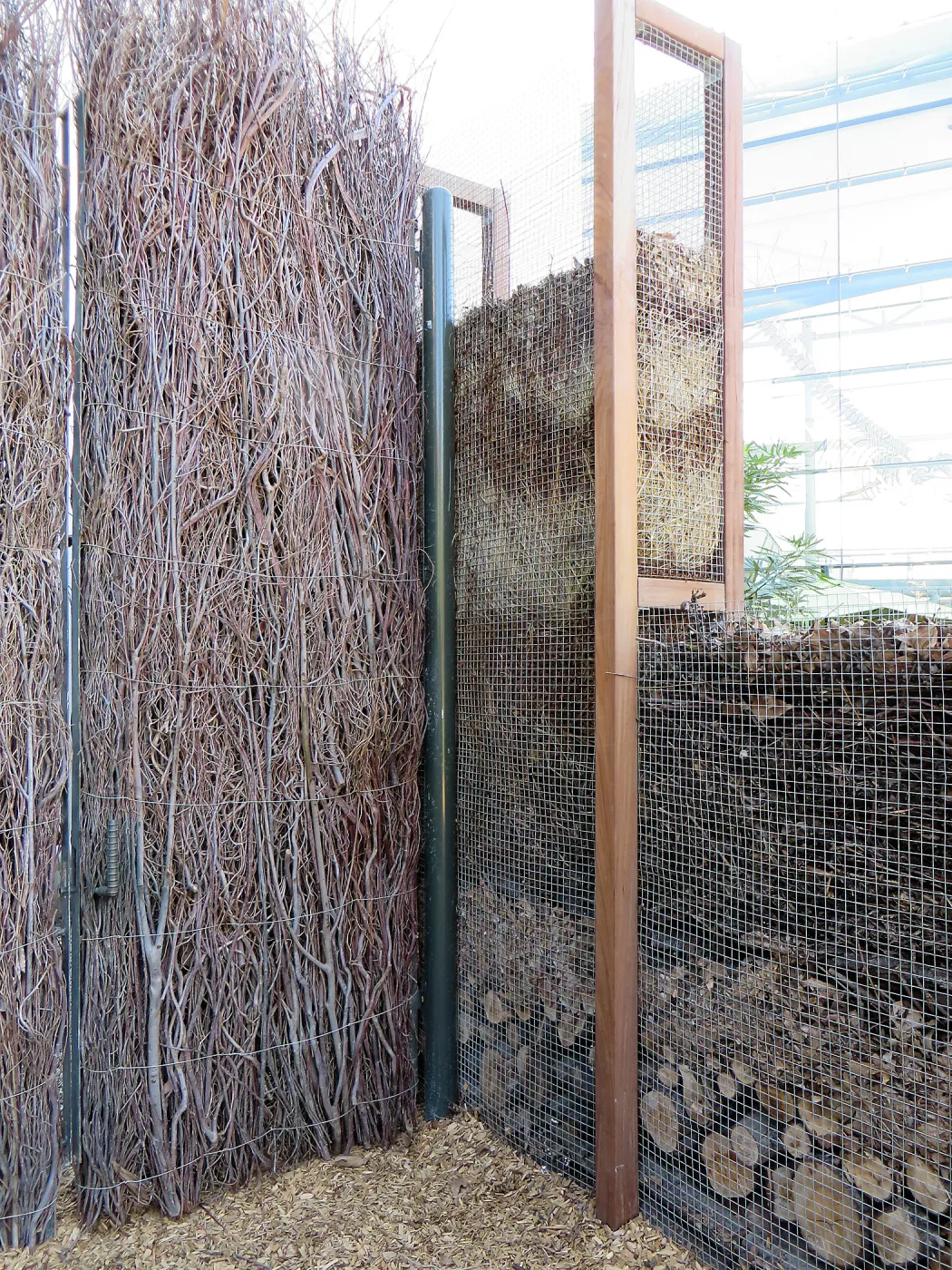 Natural History Museum of Los Angeles, Nature Gardens, Compost Wall