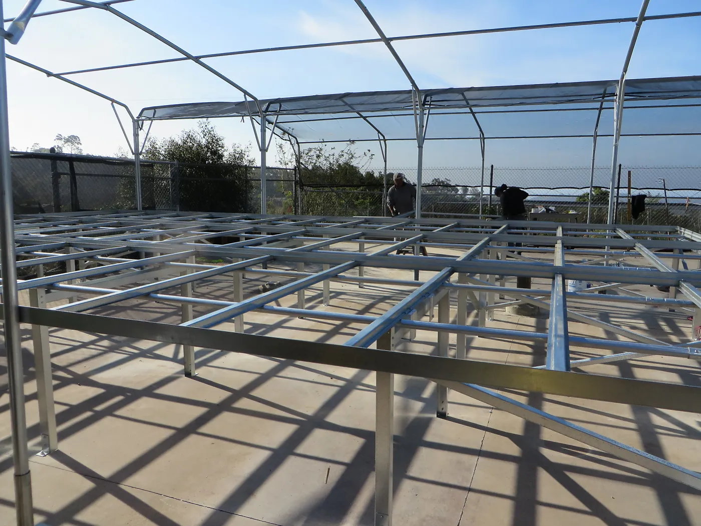 SBBG, rebuilding the Hort Unit