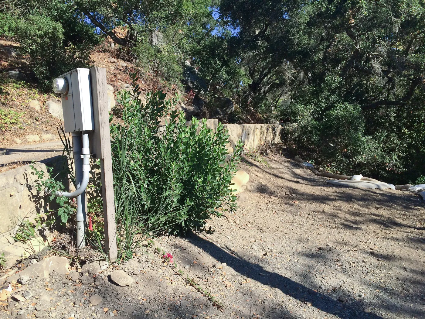 Sewer project, Mission Canyon Rd