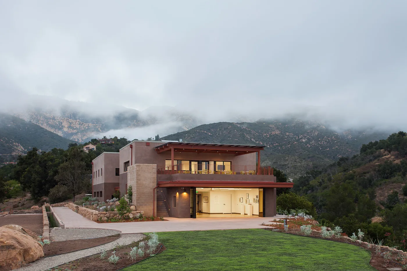 Pritzlaff Conservation Center, Exterior looking northeast
