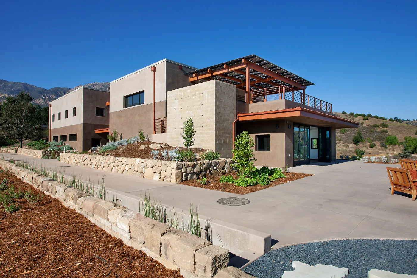 Pritzlaff Conservation Center, Exterior looking northeast
