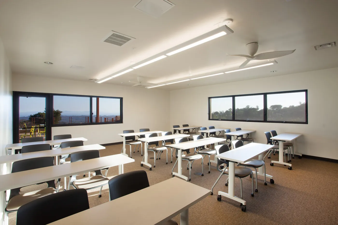 Pritzlaff Conservation Center interior, large conference room looking southwest