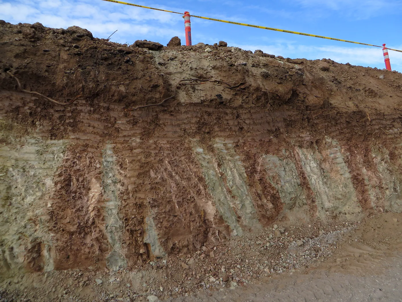PCC construction soil profile