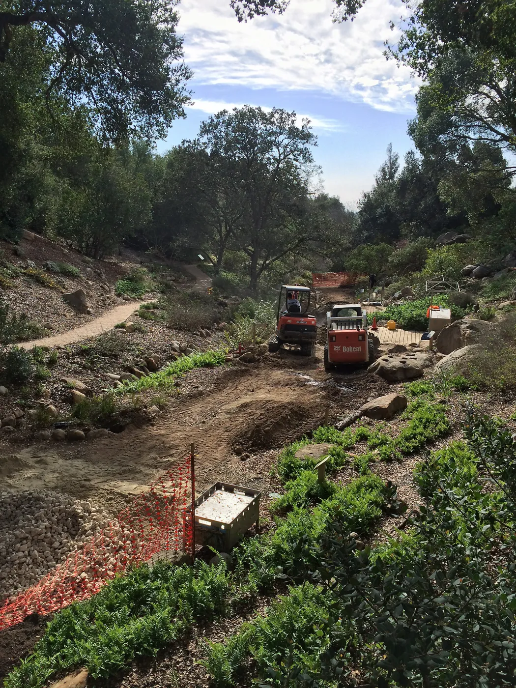 Sewer line installation in Arroyo
