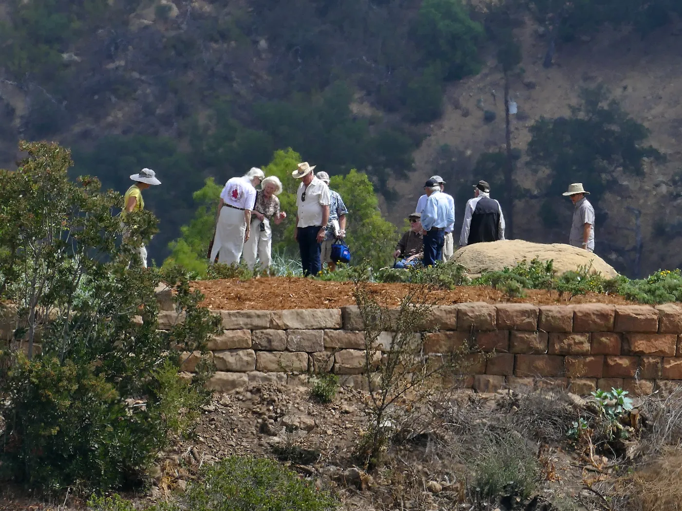 Men’s Garden Club touring the Island View Garden