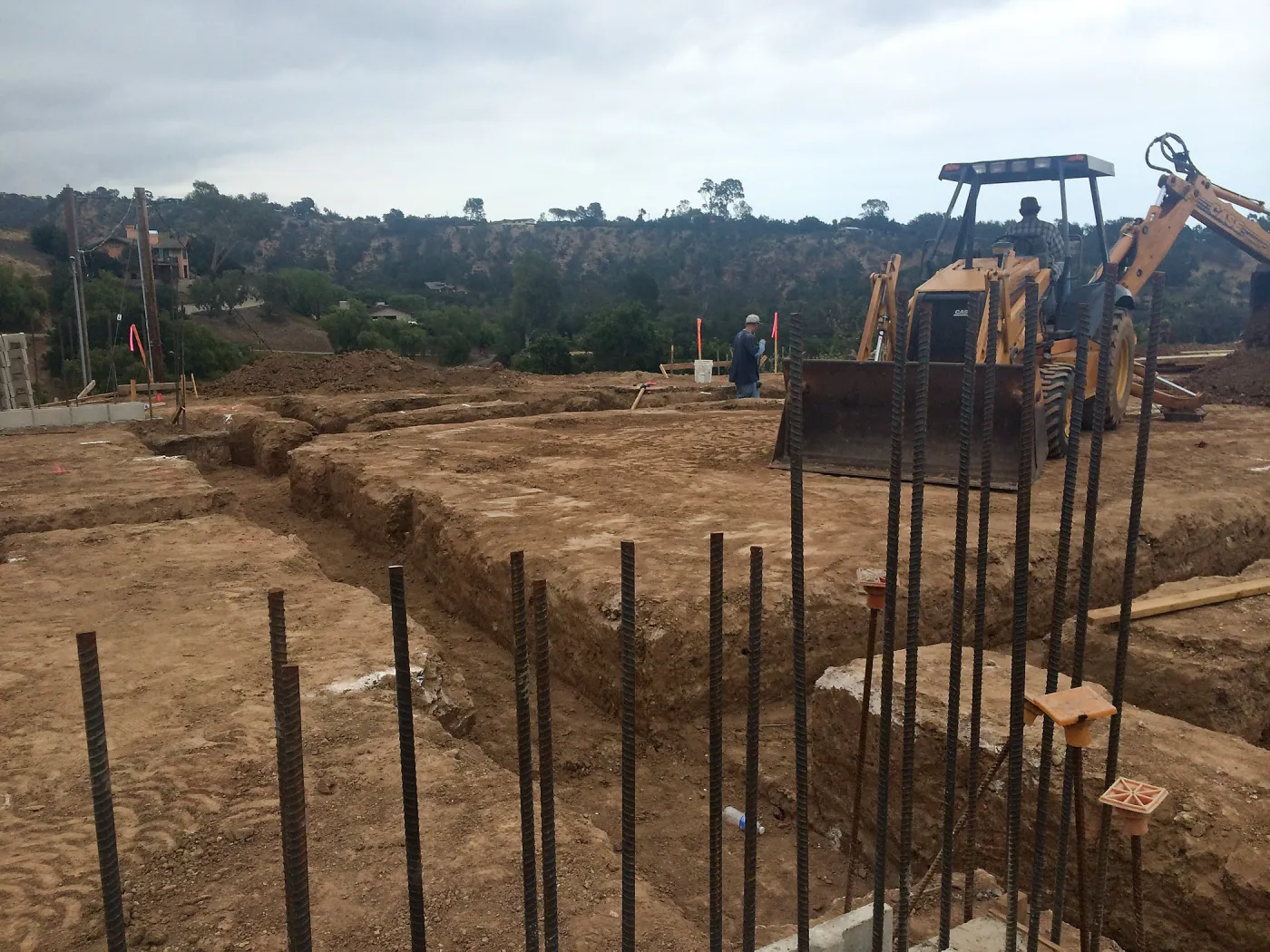 Footings at the Pritzlaff Conservation Center