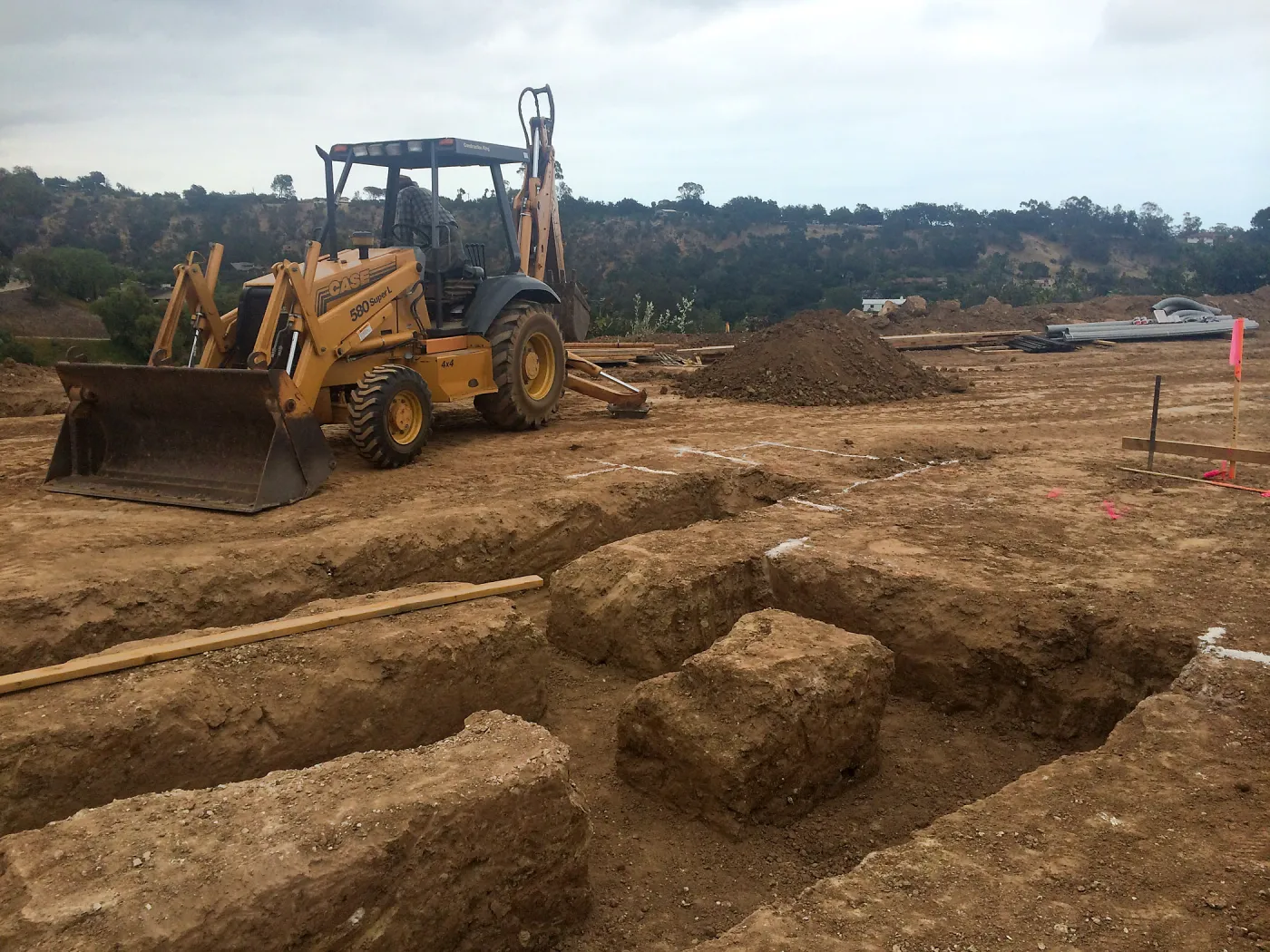 Footings at the Pritzlaff Conservation Center