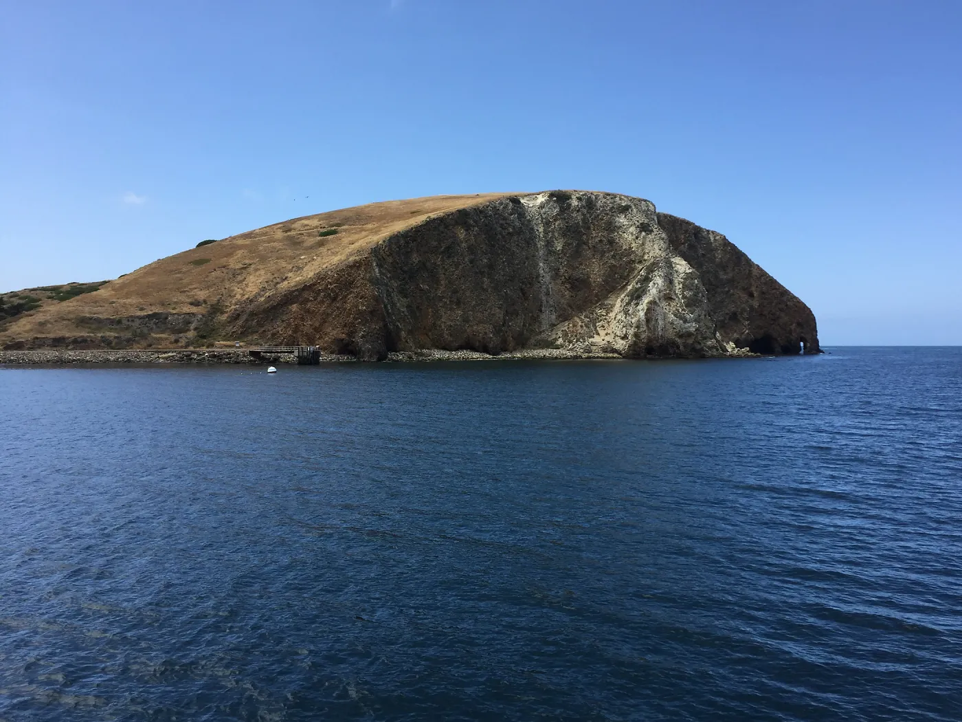 Santa Cruz Island Trip, from the boat