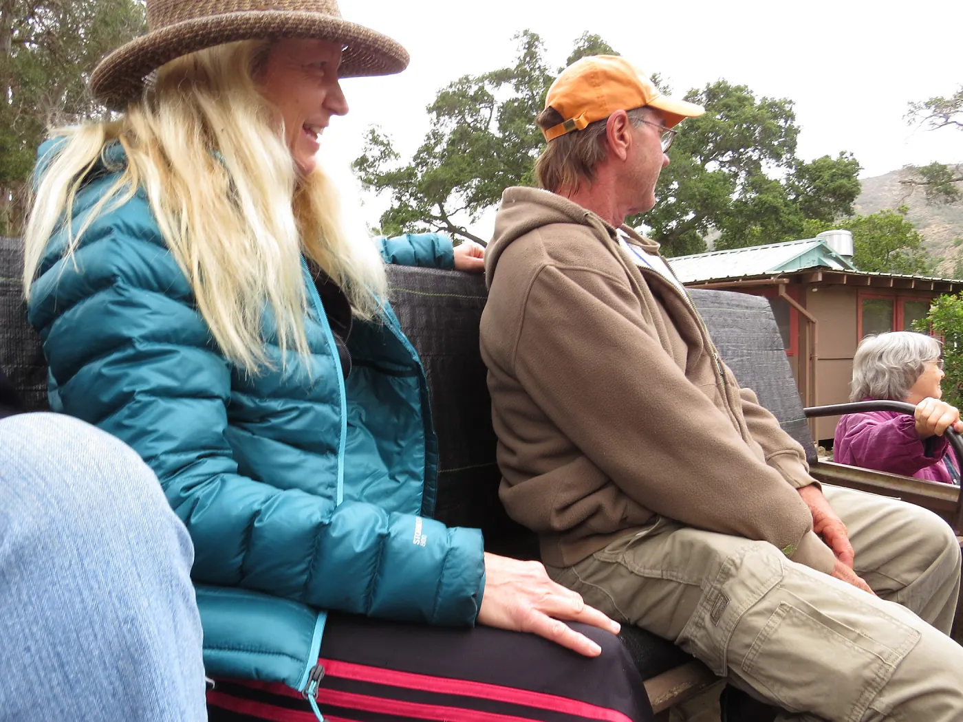 Santa Cruz Island Trip, Diana Blanchard, Dale Parks, and Diane Fox