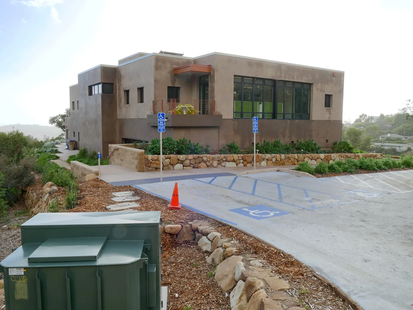 Pritzlaff Conservation Center exterior looking southwest
