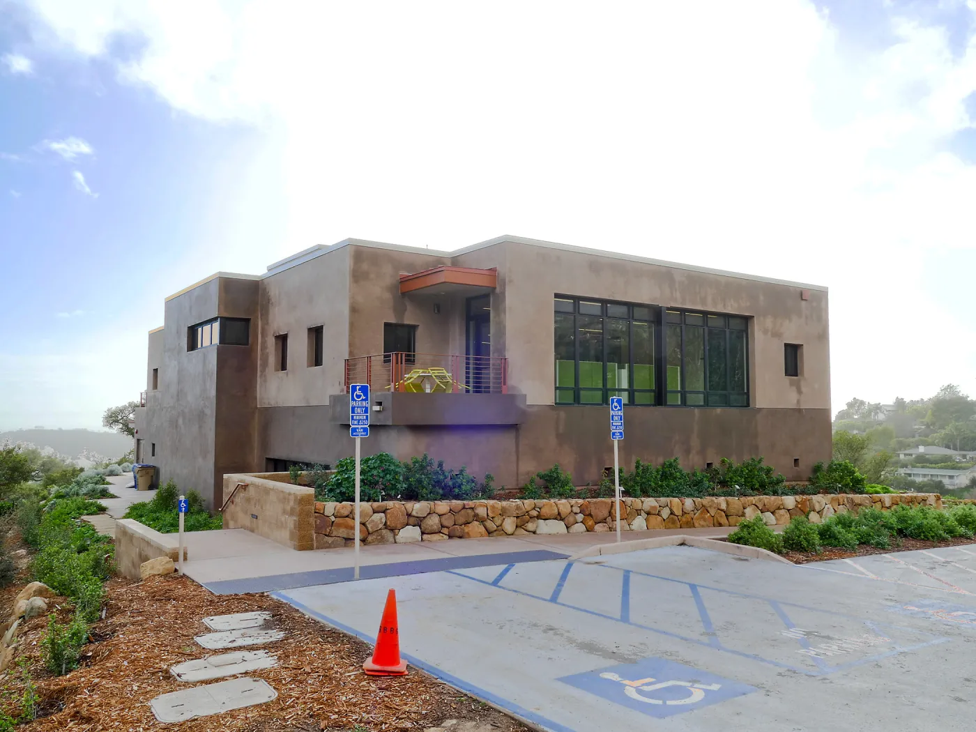 Pritzlaff Conservation Center exterior looking southwest