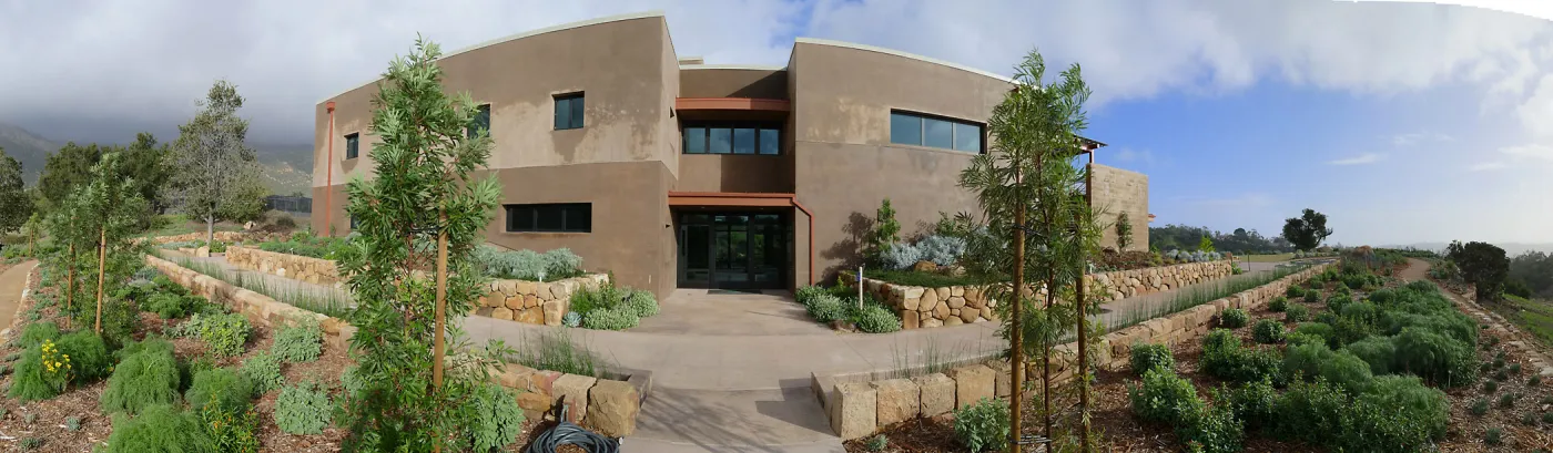 Pritzlaff Conservation Center, panorama of west face