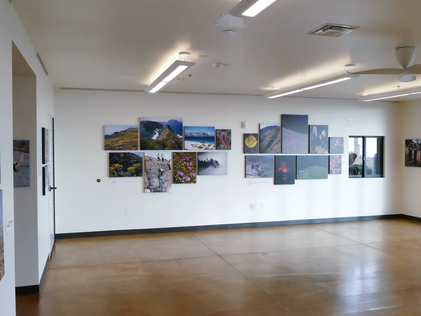 Pritzlaff Conservation Center Exhibit Room, Bob Haller Plants of California Photography Exhibit, east wall