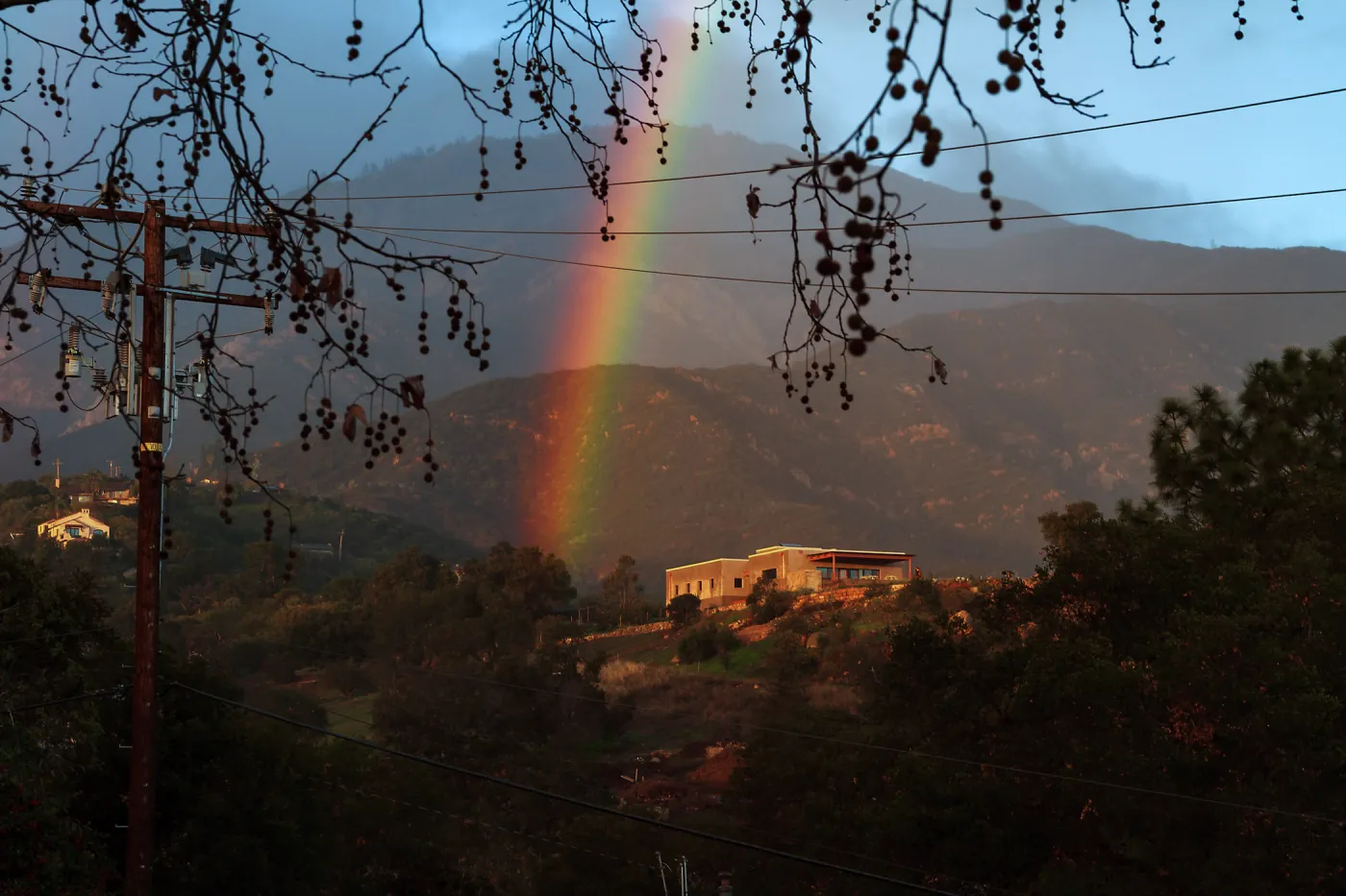 Rainbow over Pritzlaff Conservation Center
