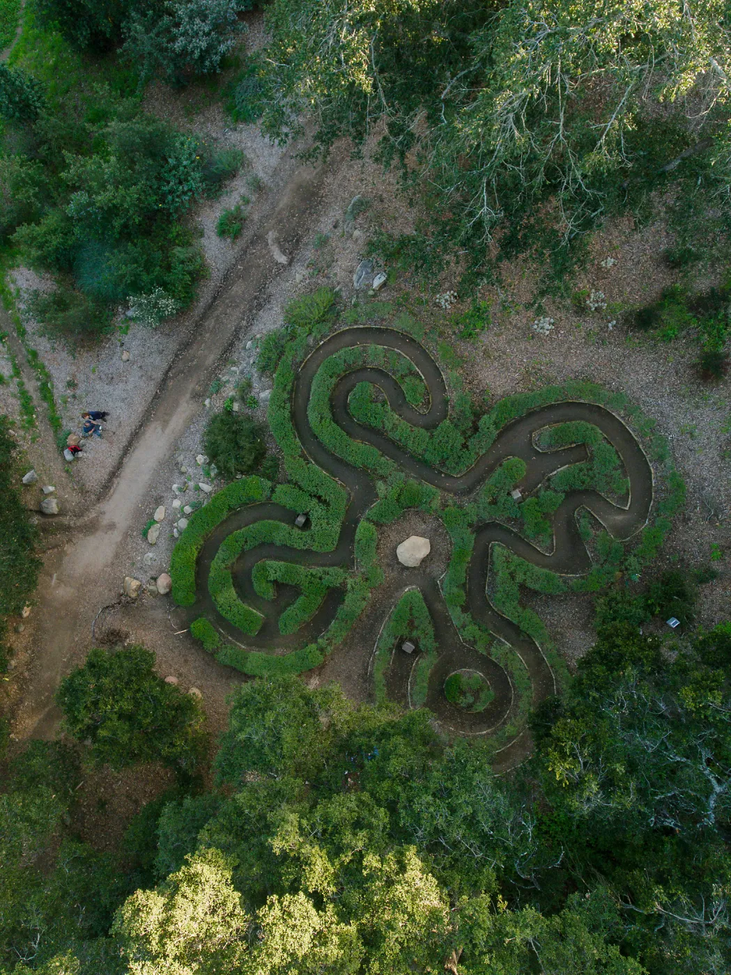 Centennial Maze, aerial view