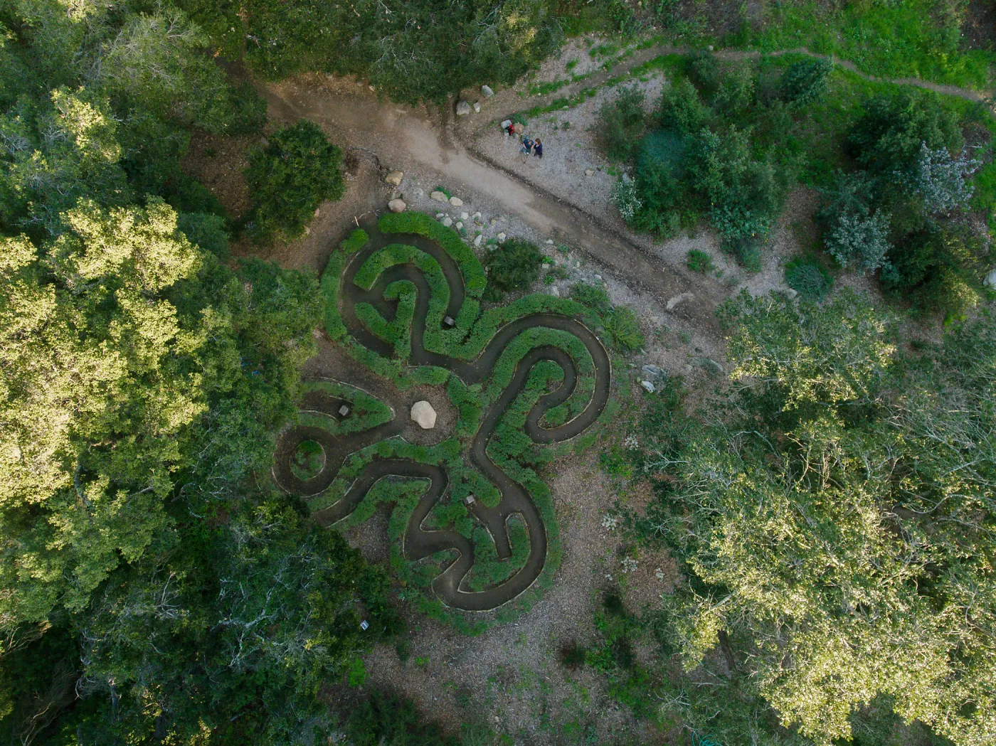 Centennial Maze, aerial view