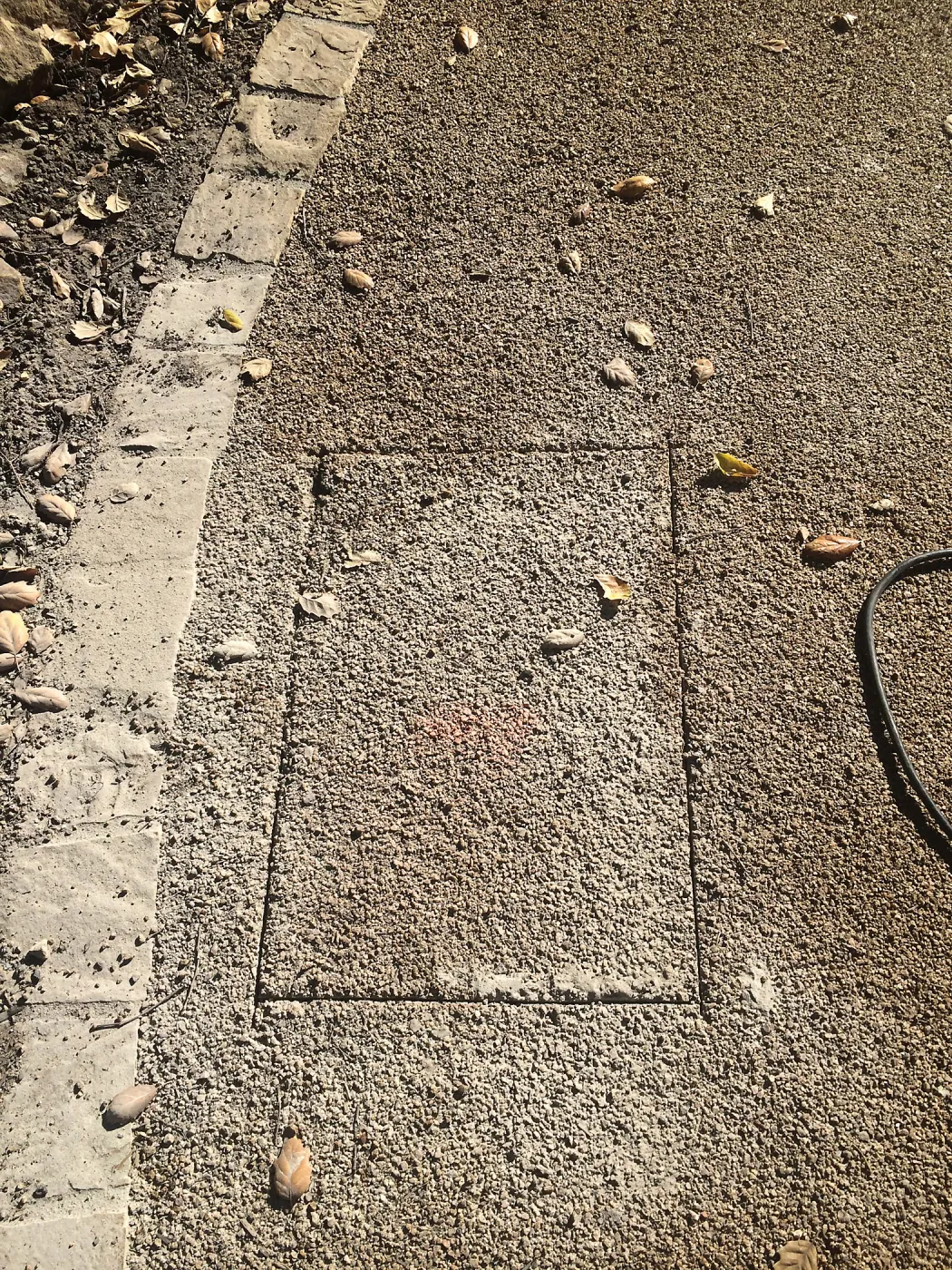 Repair of Eco-Pave path at Water Wise Home Garden