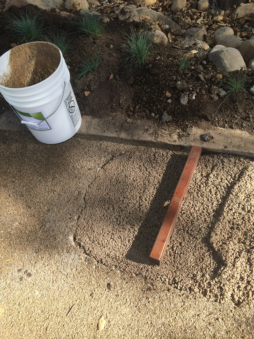 Repair of Eco-Pave path at Water Wise Home Garden