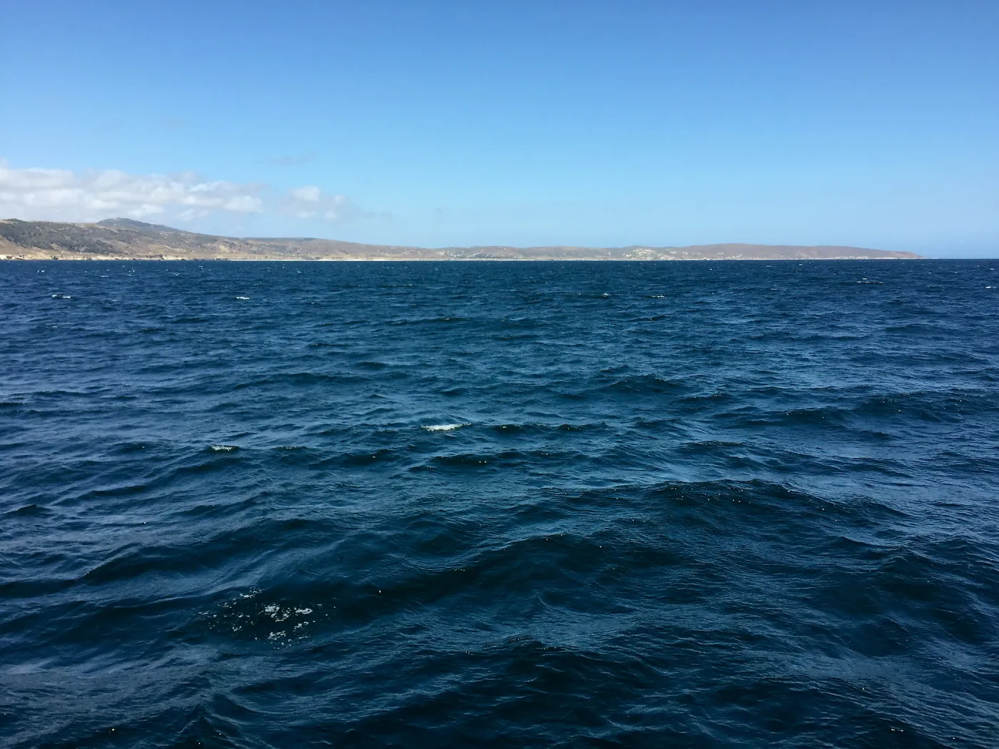 Santa Rosa Island Trip, Santa Rosa Island from boat