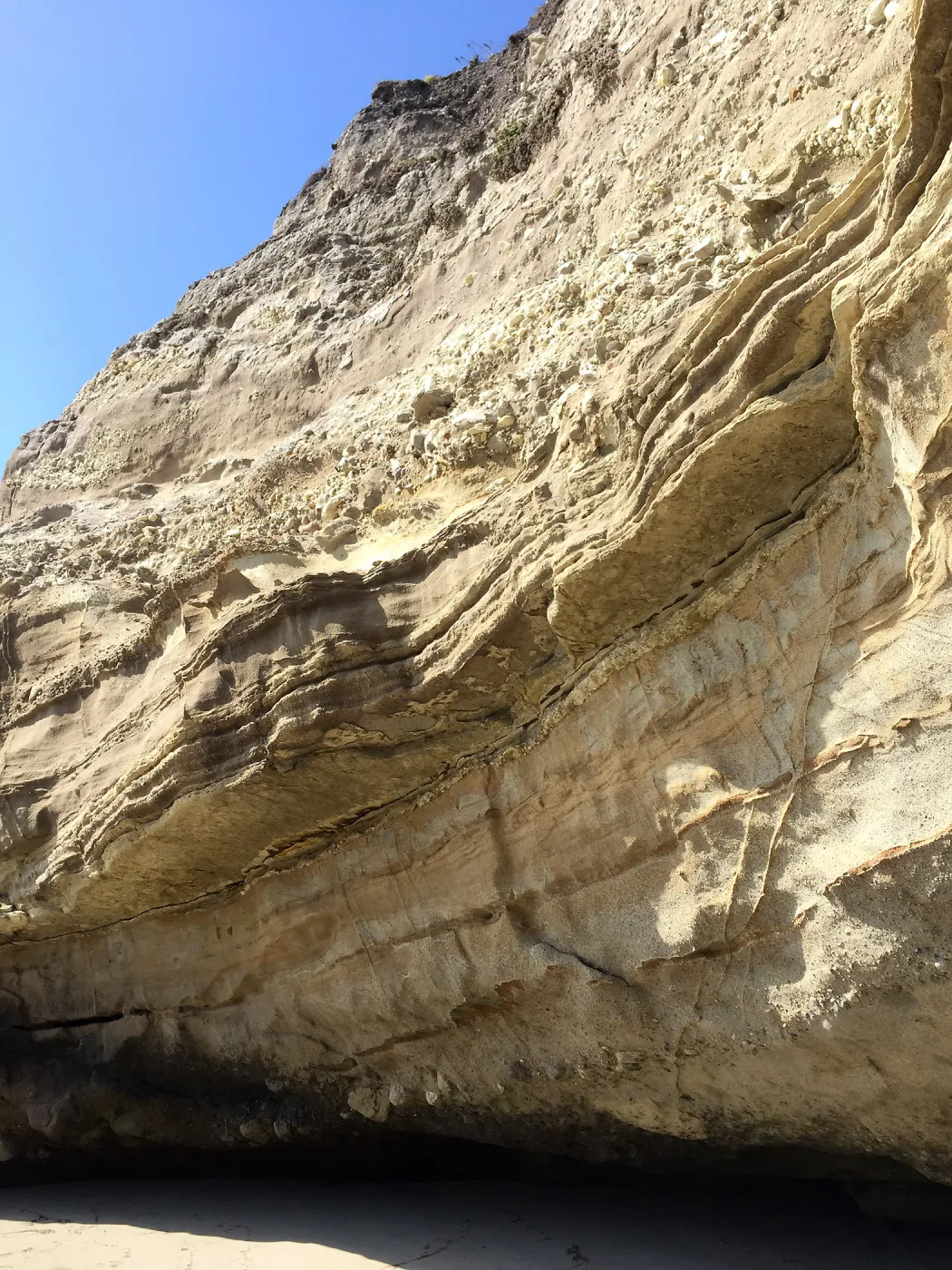 Santa Rosa Island Trip, Rock along beach
