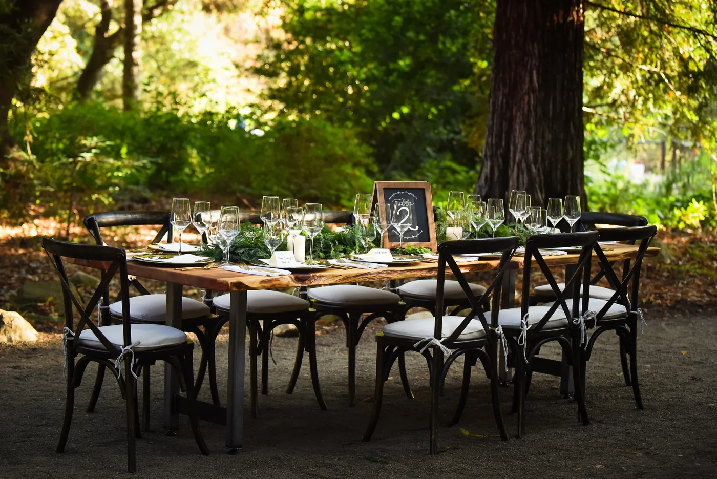 Garden to Table Dinner in the Redwoods 2017