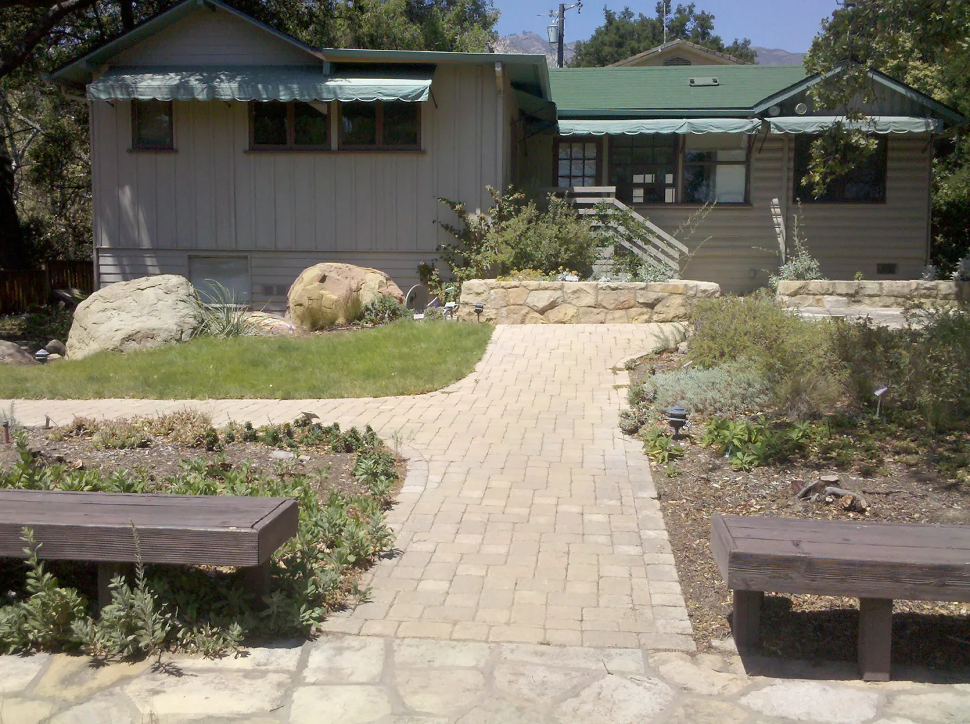 South side of Cottage, Home Demonstration Garden