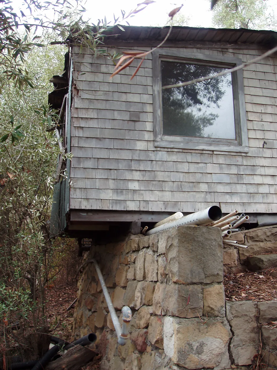 Outbuilding at north east corner of Gane House