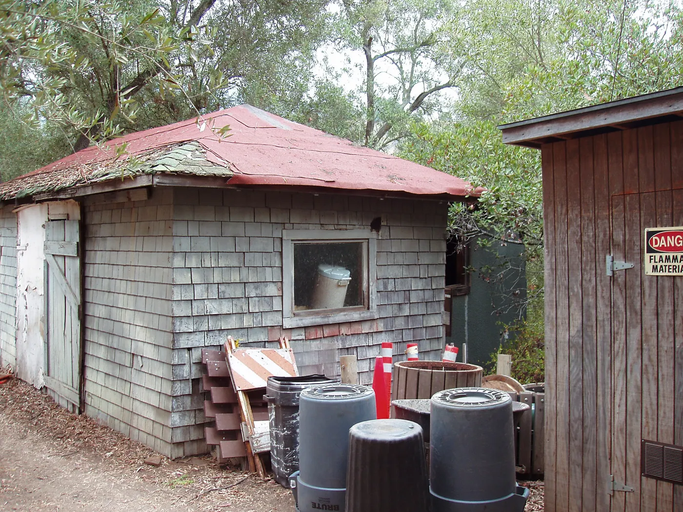 Outbuilding at north east corner of Gane House