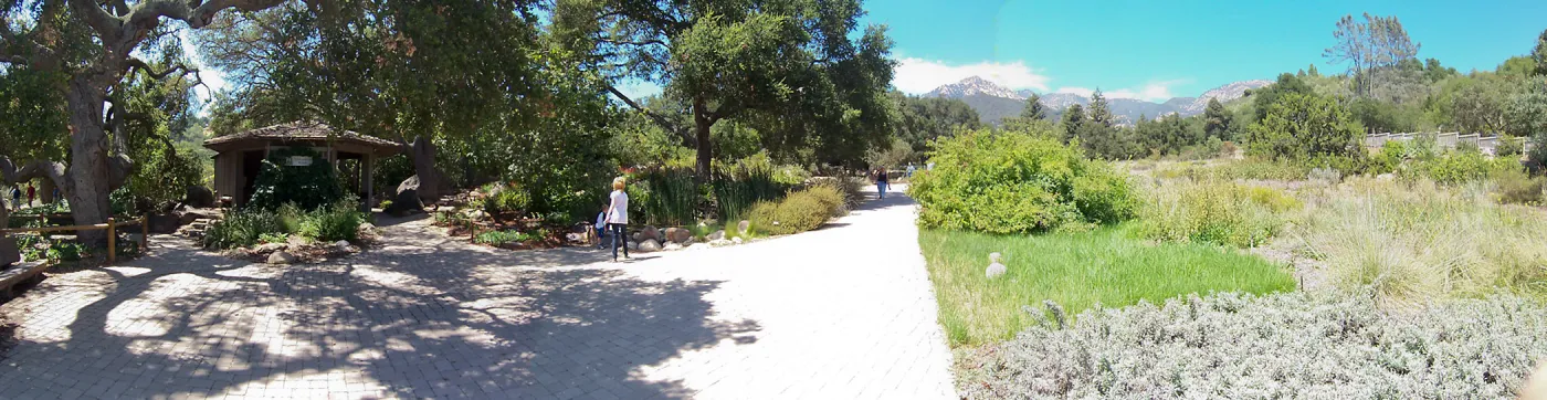 Information Kiosk and Meadow panorama