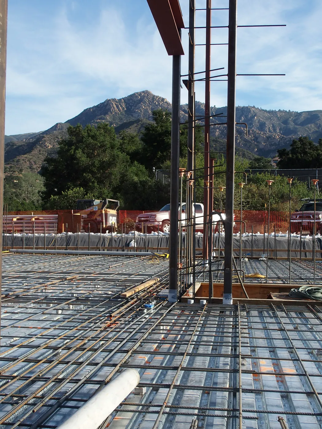 Pritzlaff Conservation Center Construction, first floor rebar