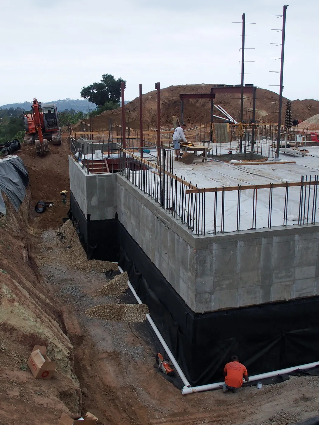 Pritzlaff Conservation Center construction, exterior looking southwest
