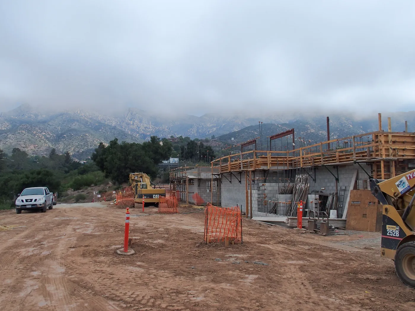 Pritzlaff Conservation Center Construction, Exterior looking northeast
